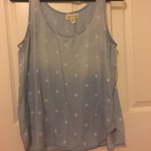 Anthropologie Tops - Cloth and Stone chambray tank.